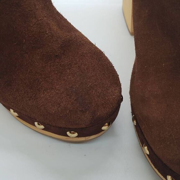 Steve Madden Women Hilde Mule Suede Leather Brown Size 8.5 - Picture 4 of 8